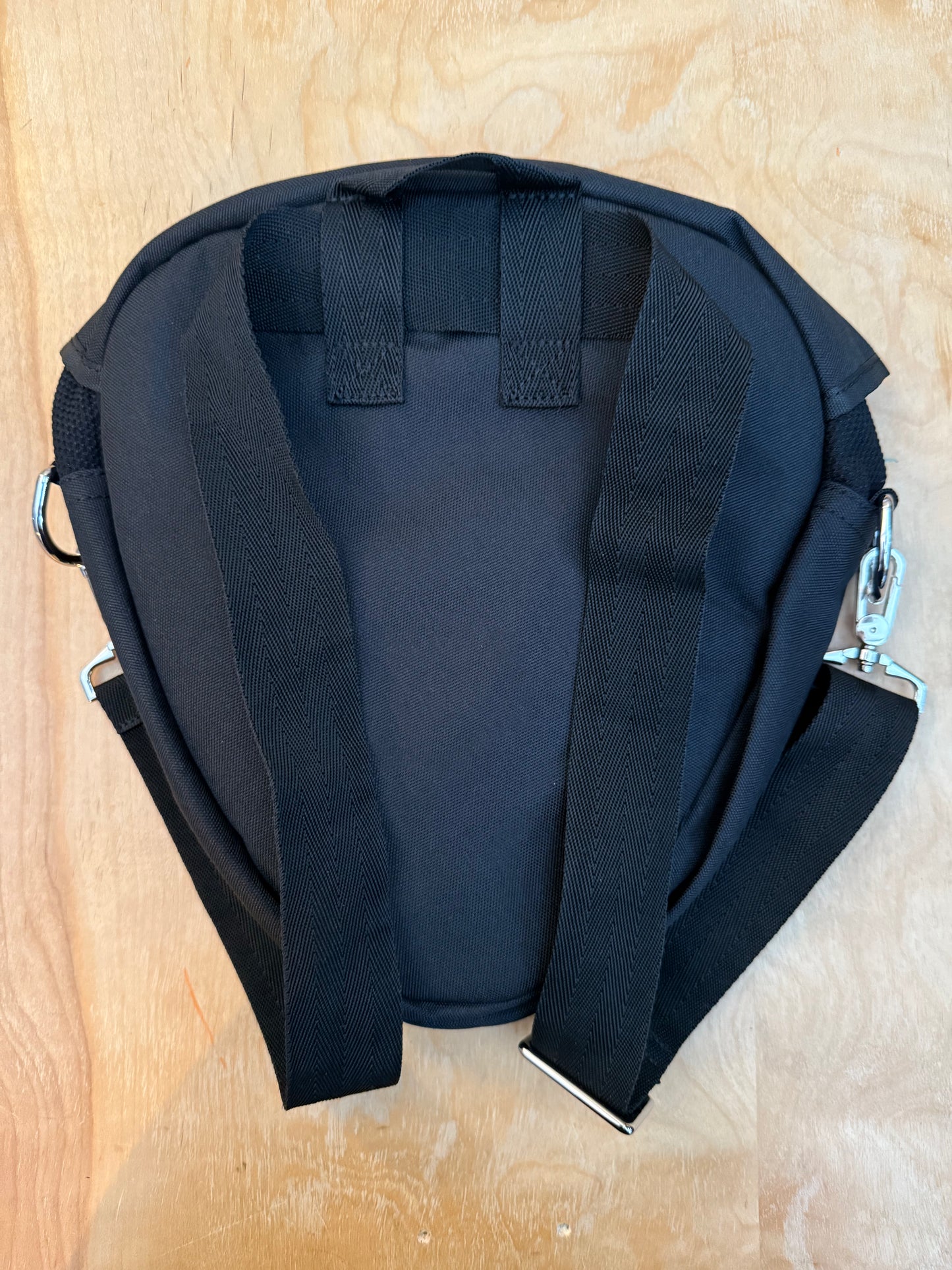 Dirty Twirl Bag for walking cane and portable seat - perfect for outdoor events, concerts, and music festivals.

