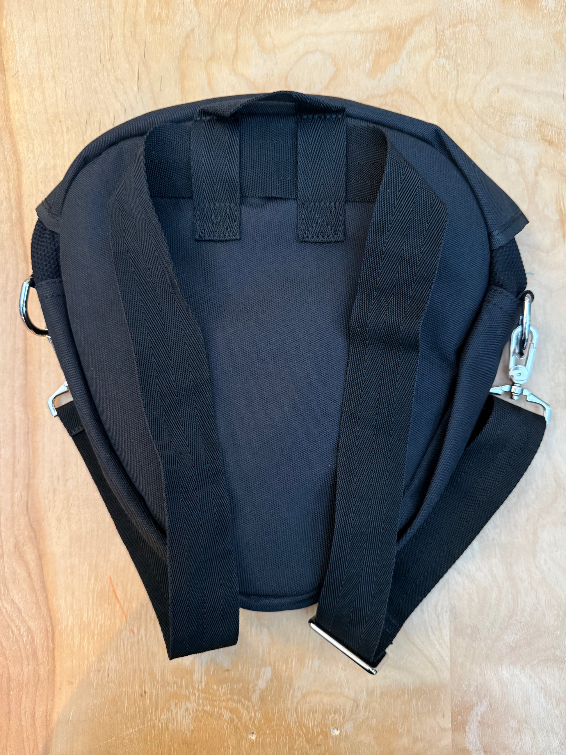 Dirty Twirl Bag for walking cane and portable seat - perfect for outdoor events, concerts, and music festivals.
